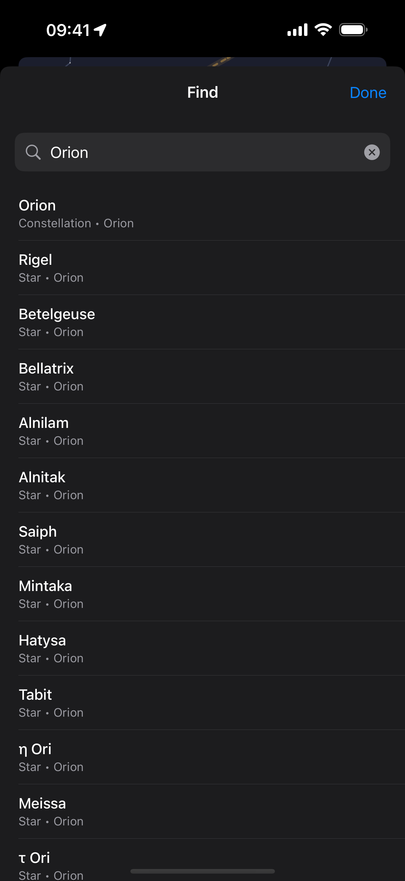 Search across all targets
